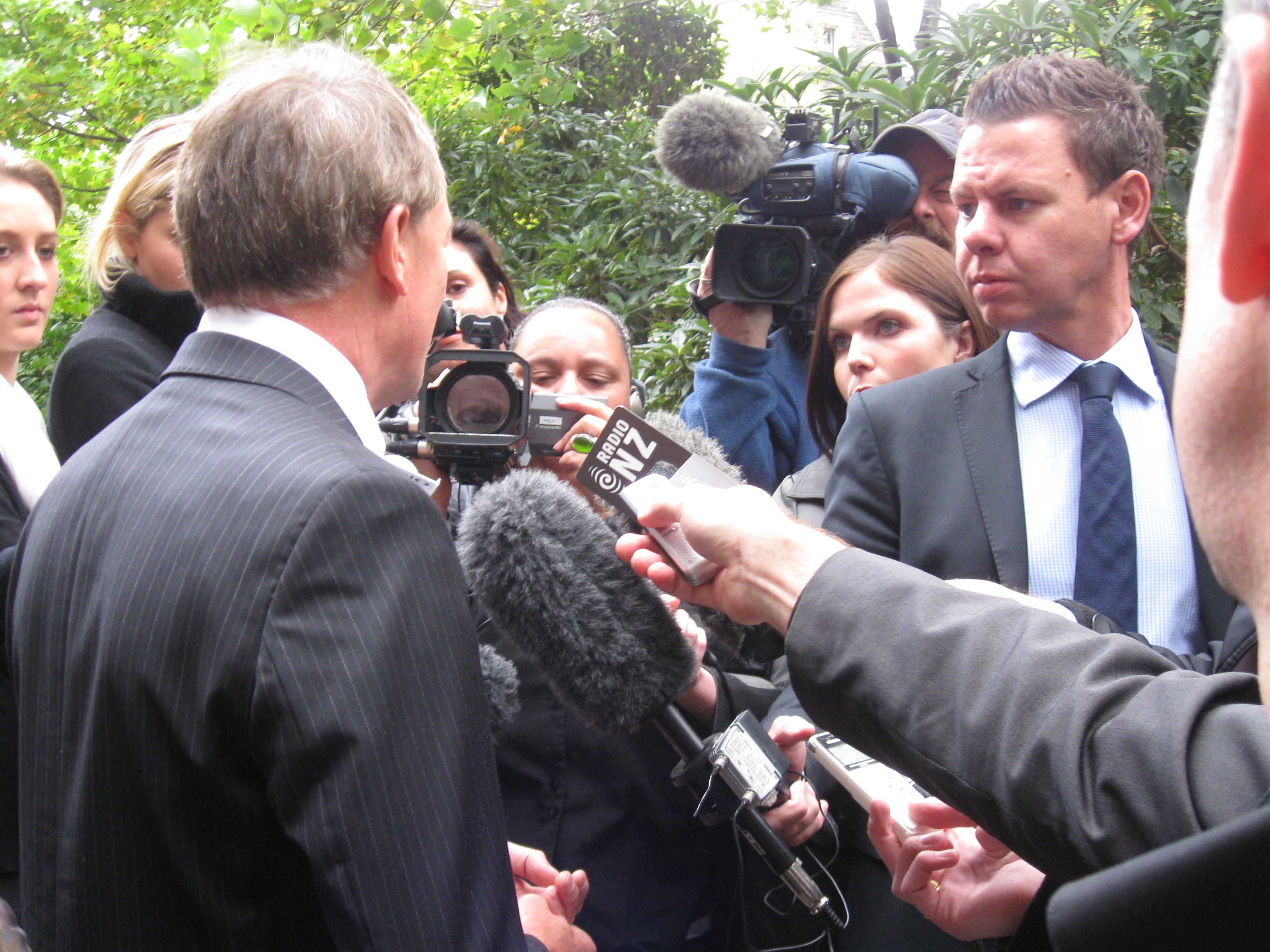 TV3 political editor and then Labour leader Phil Goff, 2011 (original image)