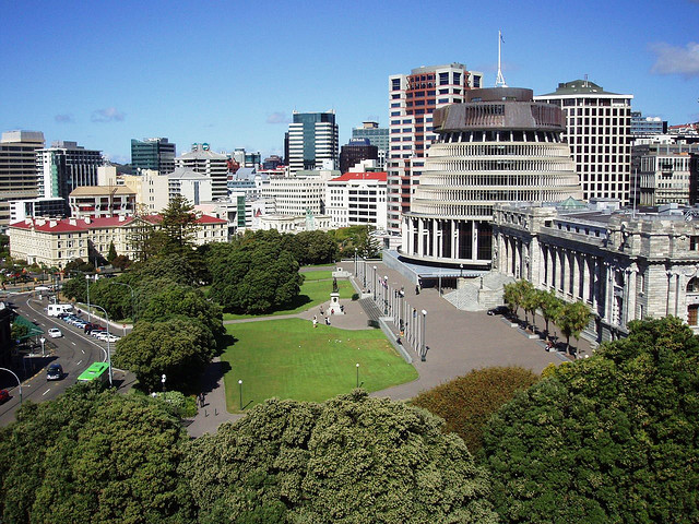 Parliament buildings, Wellington.