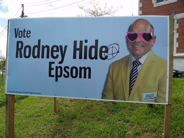 Rodney Hide Epsom billboard