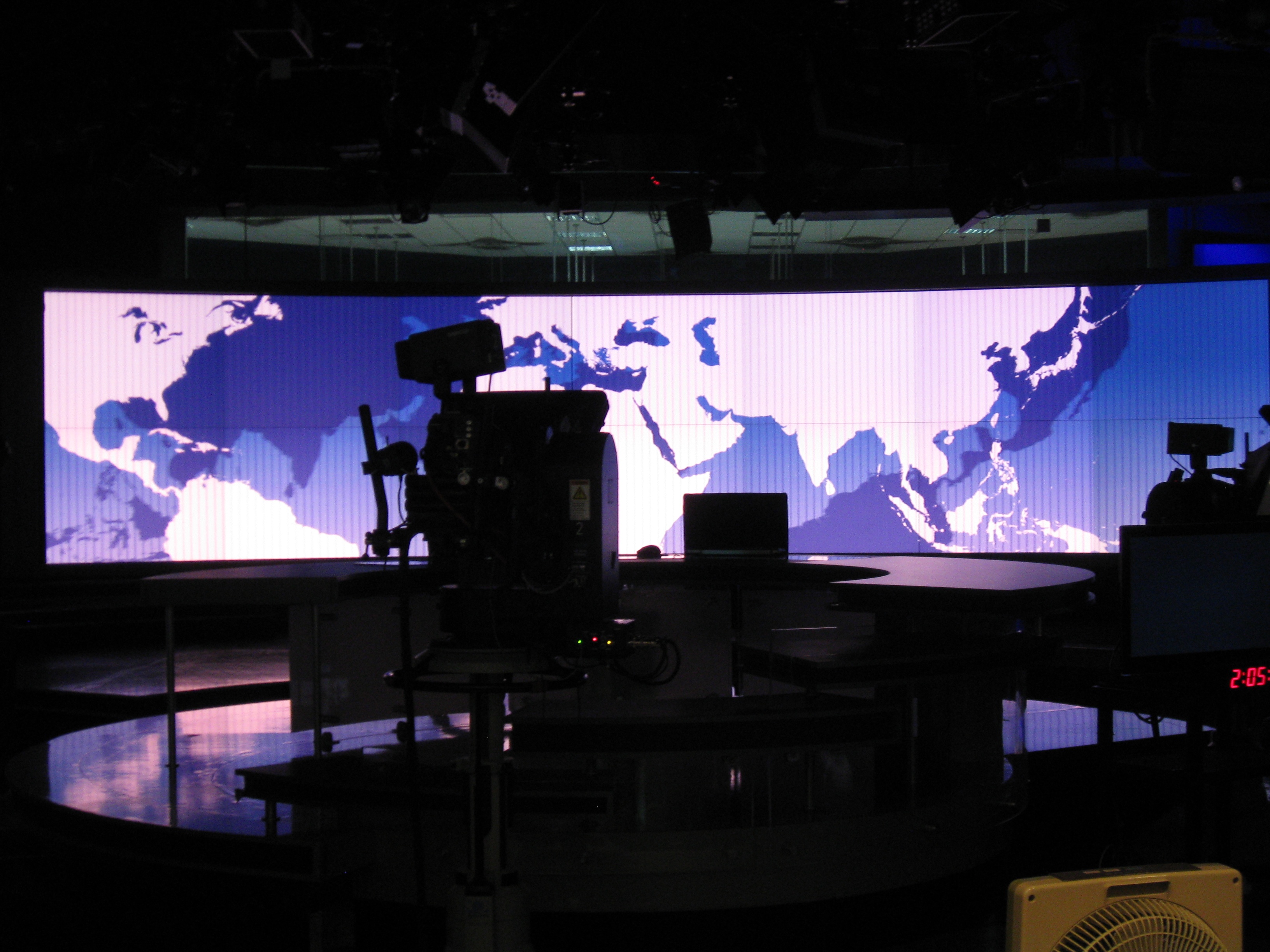 Al Jazeera Arabic studio in 2012
